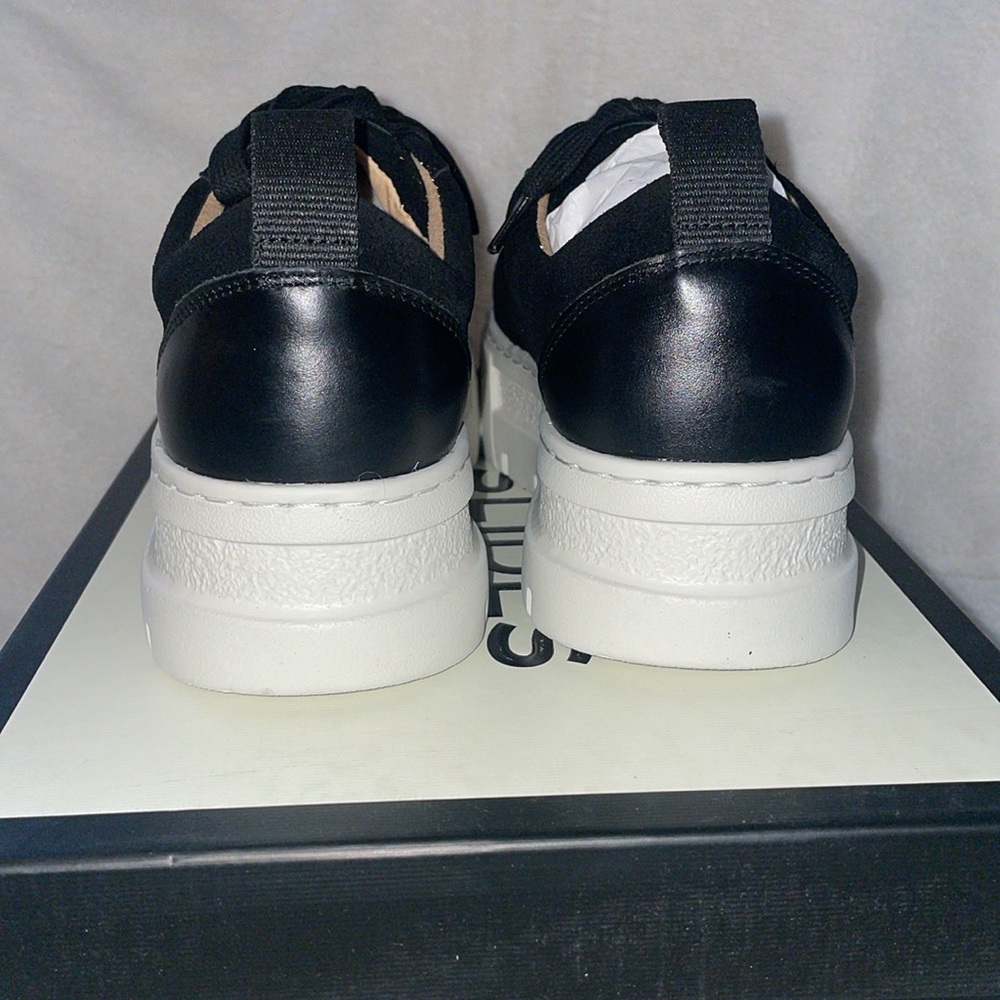 NWT J/SLIDES ROGER Black Suede Sneaker - Picture 9 of 14